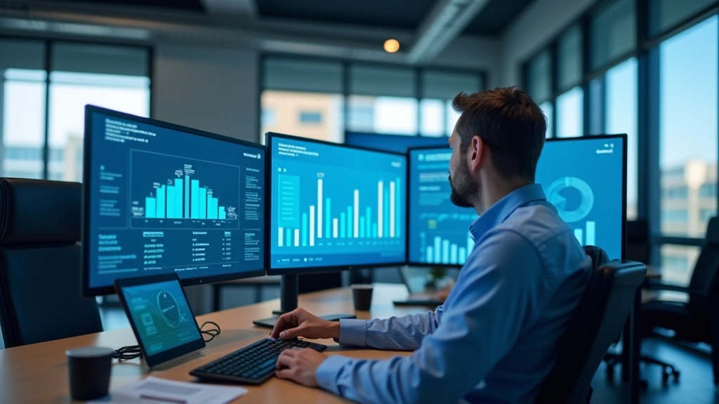 Espace de travail analytique avec données d'emploi et statistiques de marché du travail